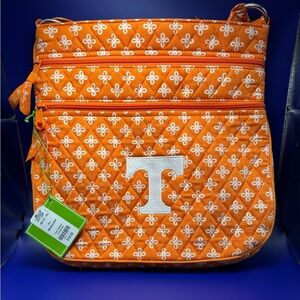 Vera Bradley Orange Quilted Crossbody Bag TENNESSEE